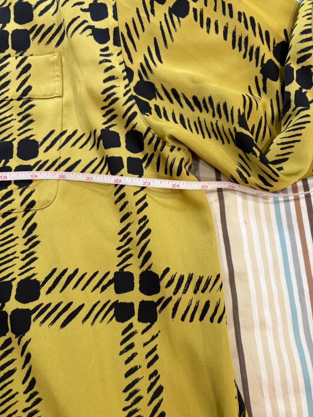 Marni x Uniqlo Yellow & Black Checked Shirt | Oversized Button-Up - Picture 3 of 8